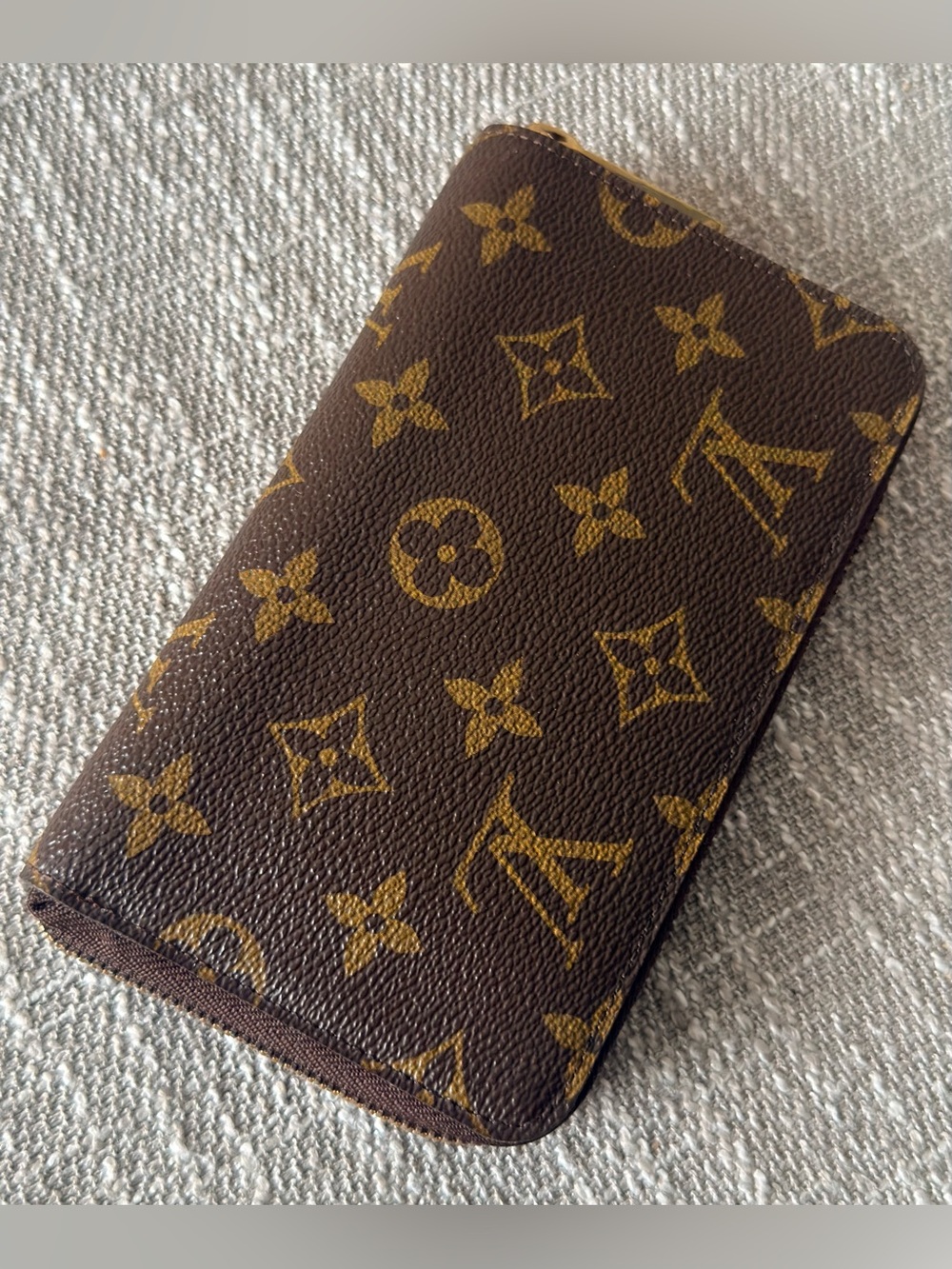Louis Vuitton Brown and Gold Monogram Phone Case